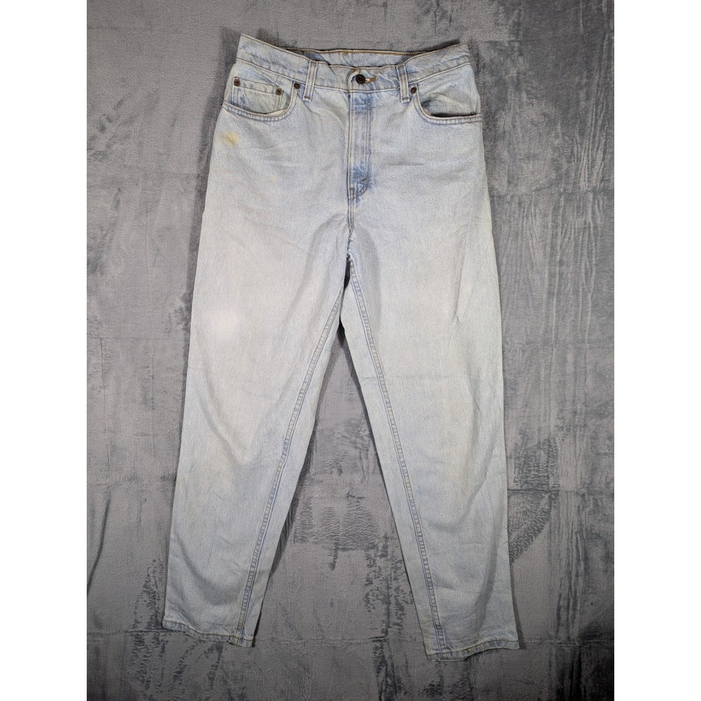Vintage Levi's 551 Relaxed Fit Tapered Leg Jeans Light Wash Women's Size 10 Med